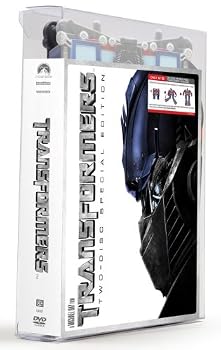 DVD Transformers 2-Disc Special Edition Target Exclusive Movie 2007 DVD with 15 Inch Transforming Optimus Prime Book
