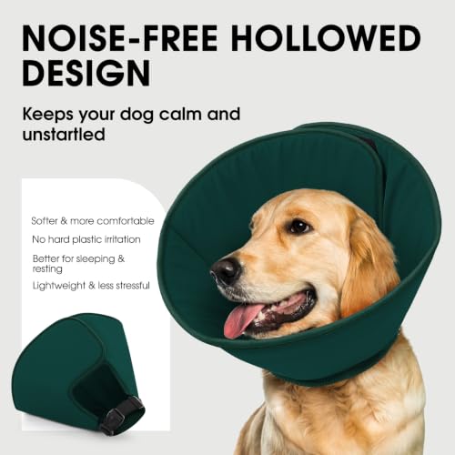 Image of Dog Cones for Medium Dogs, Soft Cone for Dogs to Stop Licking