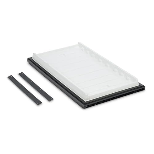 Refrigerator Door Replacement For Dometic DM2872/ DM2882 Series Refrigerator Panel Type Lower Black Trim