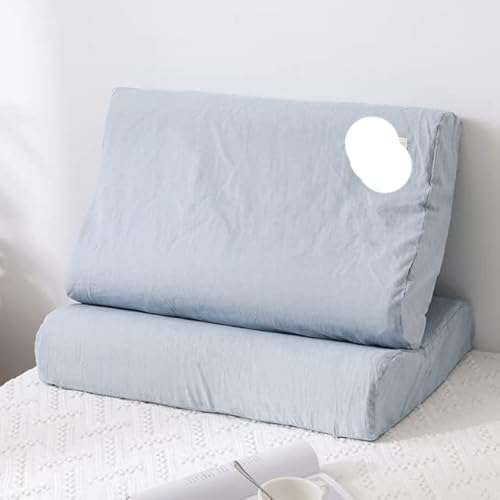 Funda de Almohada 30x5 0/40x60cm Estilo Simple 100% Fundas de Almohada de algodón Fundas de Almohada Suaves rectangulares algodón Lavado Cover