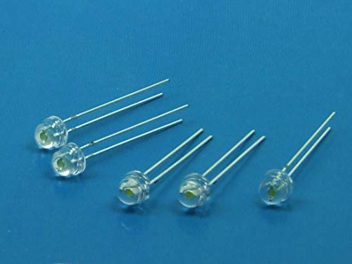 5 pz. x LED 5mm Grandangolare 1700mcd A3993 bianco