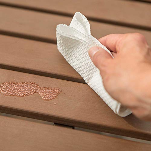 LIFETIME 60290 Wood Alternative Glider Bench, Mocha Brown