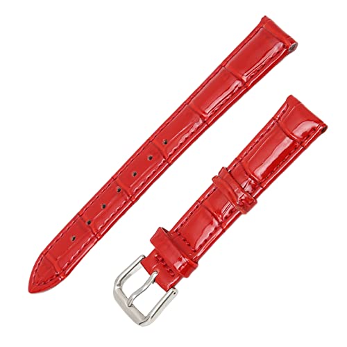 Pulseira de relógio com fivela de pino, pulseira de relógio PU couro multicolorido para homens para