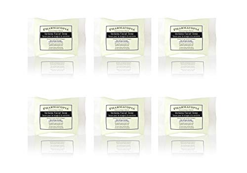 Pharmacopia Verbena Facial Soaps, 1.0 Ounce - Set of 6