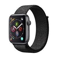 Apple Watch Series 4 (GPS) cassa 44 mm in alluminio grigio siderale e Sport Loop nero
