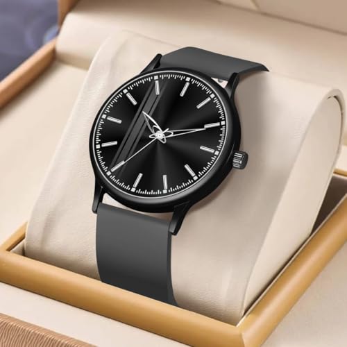 Image of Acnos Silicone Strap Analog Wrist Watch for Men (Black /Grey /Green)
