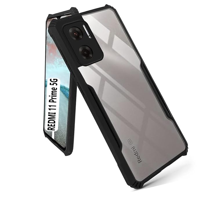 COBERTA Back Cover for REDMI 11 Prime 5G Back Cover Case - Black Transparent (B0CGD7ZRMH) Amazon Price History, Amazon Price Tracker