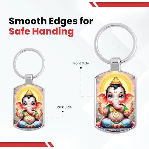 Image of Premium Printed Metal Keychain for Men & Women | High-Definition Artwork Print | Durable Key Ring for Car, Bike, Home & Office Keys | Stylish Decorative Key Holder Gift
