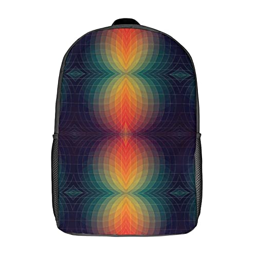 Sac à dos imprimé en 3D au design artistique et décontracté pour l'école et les loisirs