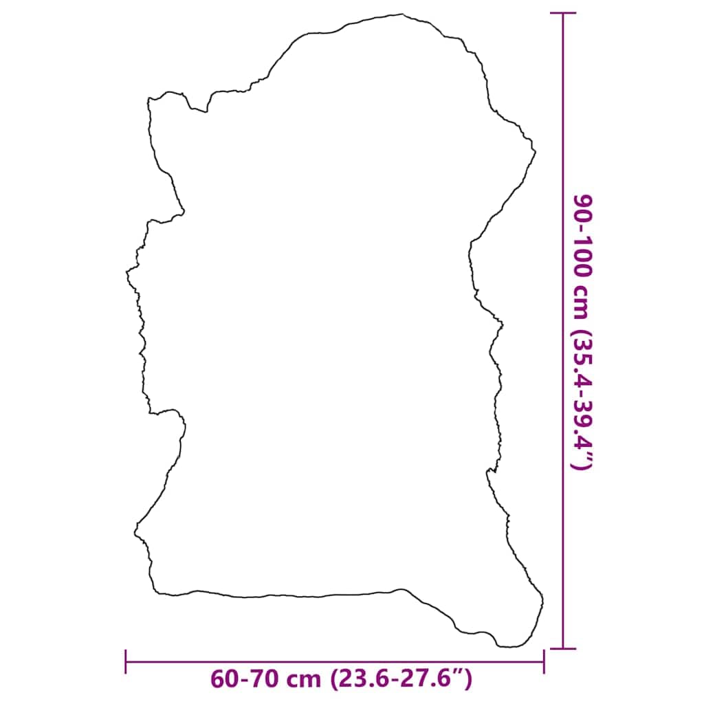 Schafpelz Mischfarbe Schaffell Teppich 60-70x90-100 cm Mehrfarbig Dekoration und Wohndeko für Wohnzimmer Schlafzimmer Flur Gemütlichkeit und Blickfang
