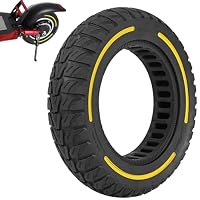 VOLOHAS Roues Pleines 10 X 2.5-6.1 Pour Trottinette Kugoo M4/M4 Pro - Pneus Solides Antidérapants Anti-Crevaison