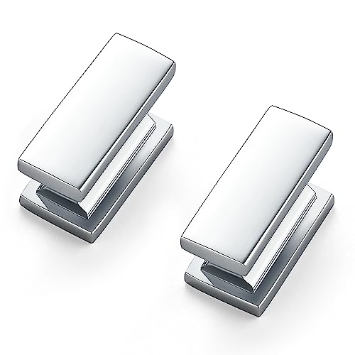 JOY DECOR 10 Pack Polished Chrome Cabinet Knobs Kitchen Handle for Cabinet