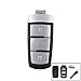 3-Tasten Smart Remote Schlüssel des Autos Abdeckung für den Fall fob für VW Passat B6 3C B7 Magotan CC Autoschlüsselhülle Gehäuse für 3C0 959 752 BA 752 AD