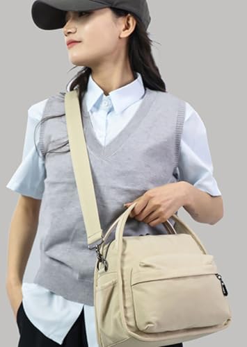 Nylon Crossbody Bag for Women Lightweight Shoulder Hobo Purse Cute Underarm Satchel Casual Commute Top Handle Tote Handbag2