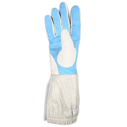 image for ThreeWOT Fencing Glove, Anti-Skid Leather Fencing Gloves for Sabre,Ele