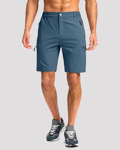 Image of G Gradual Men's Hiking Cargo Shorts 9 inch Quick Dry Lightweight with 4 Pockets