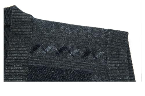 2024 Men's Vest Autumn Casual Warm Fashionable Knitted V-Neck Vest Classic Business Vest4