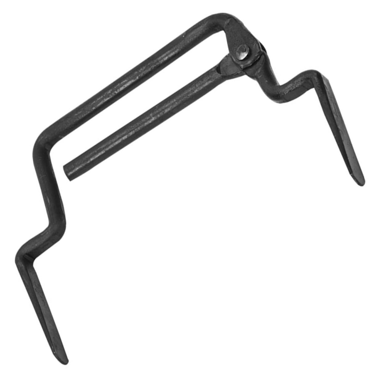 Baluue Pinza Bloccaggio Mattoni in Acciaio Nero, Robusta e Confortevole, Attrezzo Multifunzione per Sollevamento e Movimentazione in Cantiere