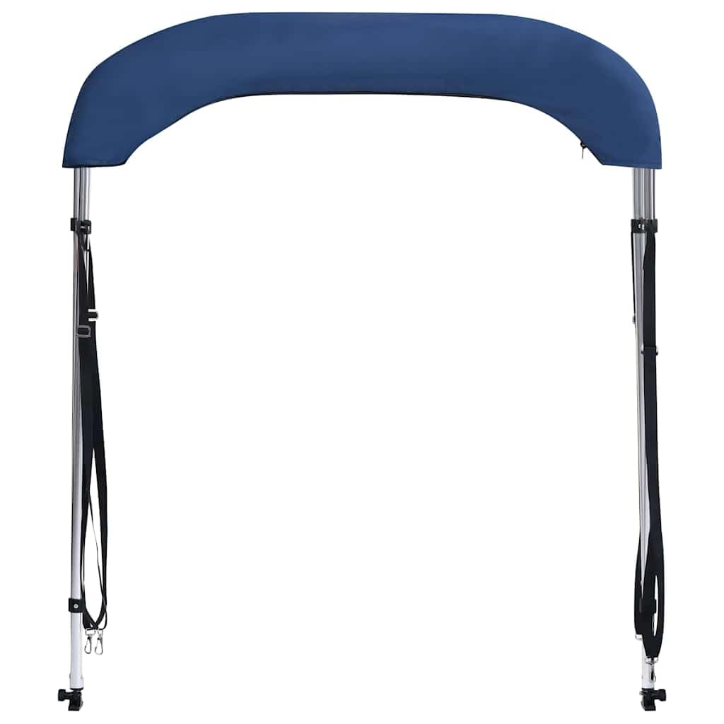 2 fogli Bimini Top blu navy 180 x 130 x 110 cm tettuccio parasole per barche