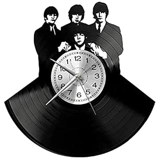 Horloge murale Beatles avec disque vinyle – Image 4