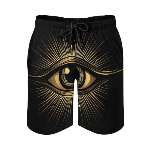 Evil Eye Mens Swim Trunks Quick Dry Board Shorts Beach Swimwear Bathing Suits2