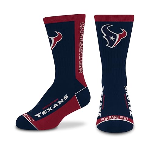 Image of For Bare Feet NFL Unisex Kids Nfl Mvp Crew Sock Youth