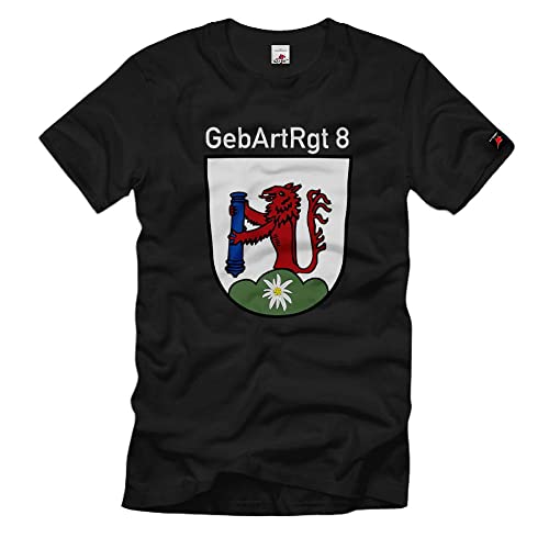 Gebirgs Artillerie T-Shirt Noir XXXXXL - Collection Militaire #39404 GebArtRgt 8