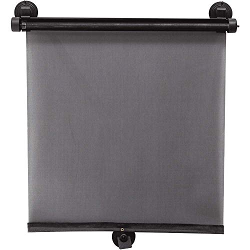 Protetor Solar Retrátil Para Carro Com Ventosas, Buba, Preto 1 Protetor Solar Retrátil Para Carro Com Ventosas, Buba, Preto