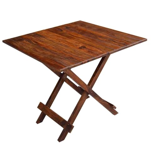 Image of SHYAM ART & CRAFT Solid Sheesham Wood Center Coffee Table for Bedroom Living Room Home (Brown Finish)