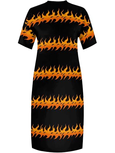 Image of PinkPatty Women's Plus Size Short Sleeve Maxi Dress Casual Loose V Neck Long Dress with Pockets