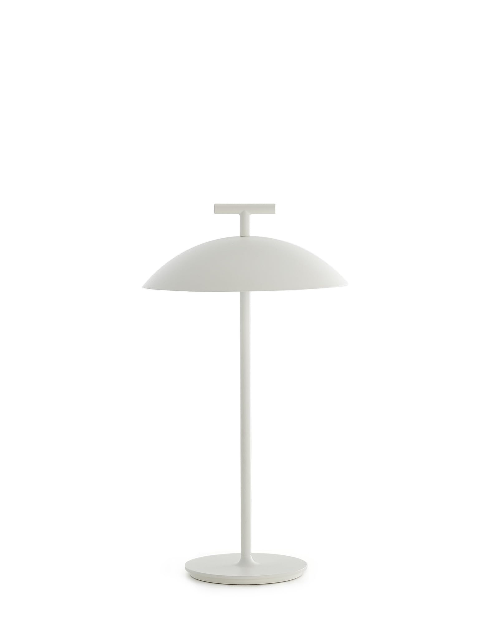 Kartell Lampada da Esterno dimmerabile Ricaricabile, Bianco, H 36.5 cm