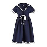 matrosenkleid mädchen Traditioneller Stil modAS Matrosenkleid in blau für Kinder klassischer Stil Größe 98