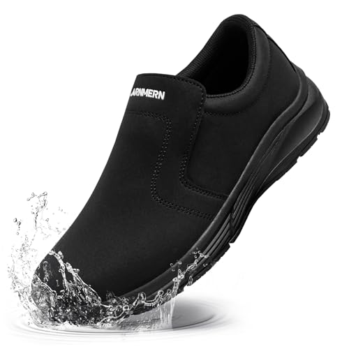 Womens Work Slip On Shoes Food Service Restaurant Shoe,Black W,7.5W by LARNMERN - Used condition - US$29.05