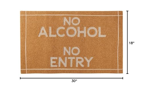Primitives-by-Kathy-No-Alcohol-No-Entry-Decorative-Rug Primitives by Kathy No Alcohol No Entry Decorative Rug