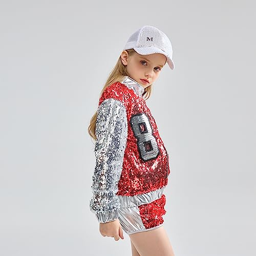 Robe de danse moderne fille confortable qui brille sur scène