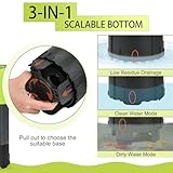 VEATON 2-in-1 Submersible Water Pump with Scalable Base Design, 750W Max Flow 13000L/H Remove Clean/Dirty Water by Float Switch or Manual Activation, for Pool Flooded Basement Garden Pond Tub - Image 5