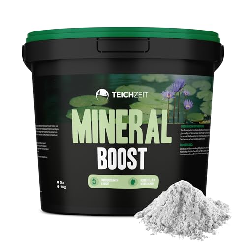 Mineral Boost - Soin pour étang à poissons et étang de jardin - Assure un équilibre naturel et biotopique dans l'eau de l'étang - 1 kg