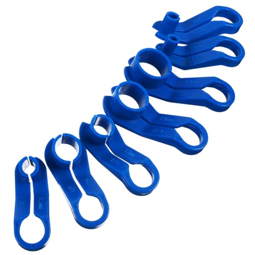 Mikinona 7Pcs Automotive Quick Disconnect Tool for Fuel Lines and Air Conditioner Lines for Easy Installation and Removal of Quick Disconnect Fittings Auto Repair