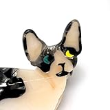 Mr. Bigglesworth Hairless Sphynx Cat Hair Clip | Cute Cat Design Hair Clip| Durable & Fun Pet-Themed Accessory for Cat Lovers