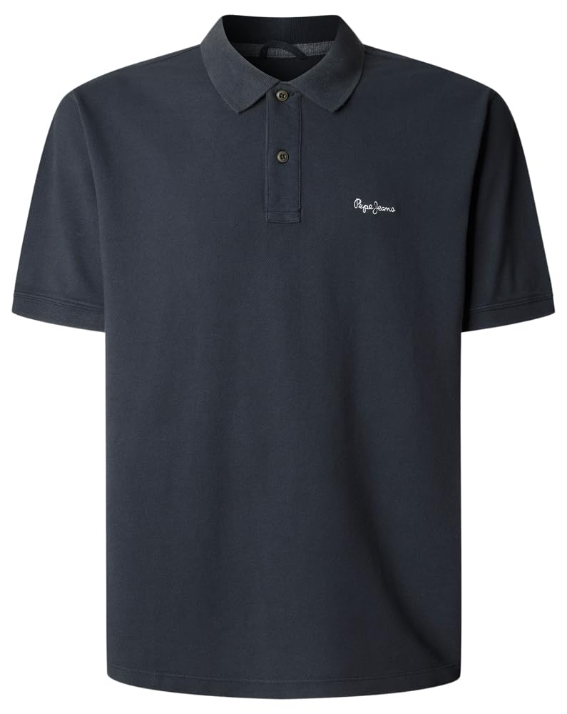 Pepe Jeans Short-Sleeve Polo - Male - Polo Shirts - Blue - L - Tops