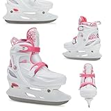 ATTABO Koa Patines de Hielo, Niñas, Blanco, 37-40 EU