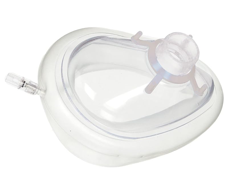 MASCHERINE CON CUSCINO D'ARIA GONFIABILE - ANESTESIA - LATEX FREE- SET da 7 pezzi