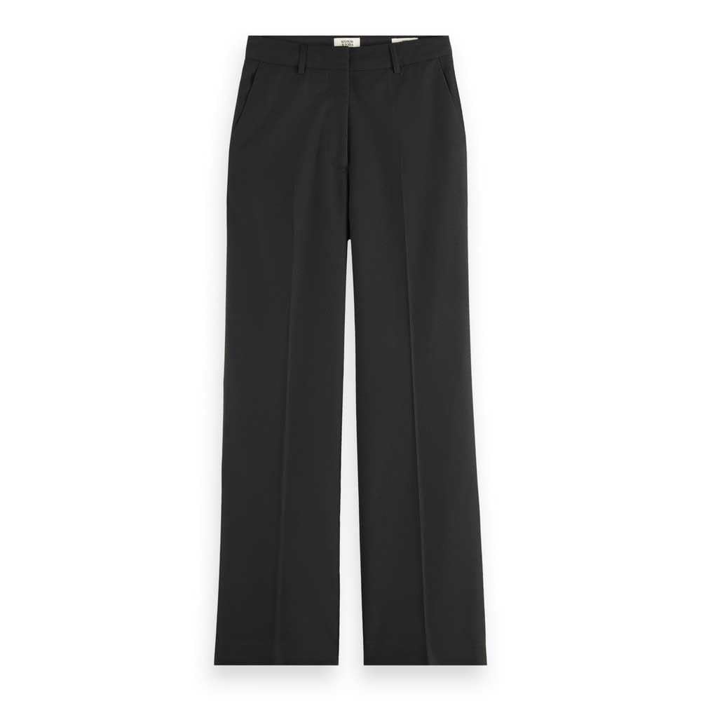 Scotch & Soda Womens Edie Casual Pants, Black 001, 25W / 32L UK