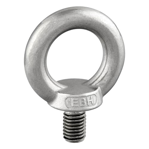 Tornillos de ojal M12 para carpas y toldos, acero inoxidable pulido para exterior, 20 uds.