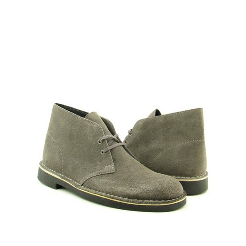 clarks bushacre grey suede