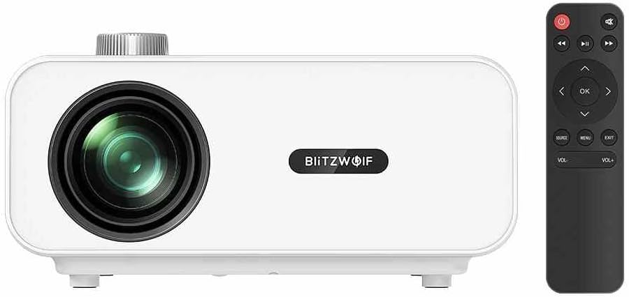 BlitzWolf BW-V5 LED Projector with remote control