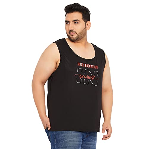 Image of Bigbanana Plus Size Men's Regular Fit Printed Vest
