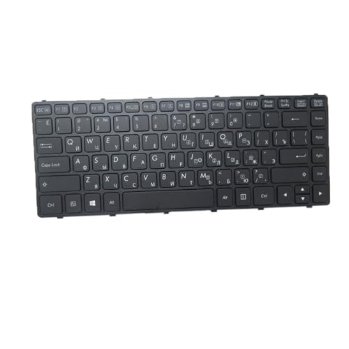 Laptop No Backlit Keyboard For GETAC V138418GS1 V00 RU-RO 531090280015 Russian RU Black Frame New