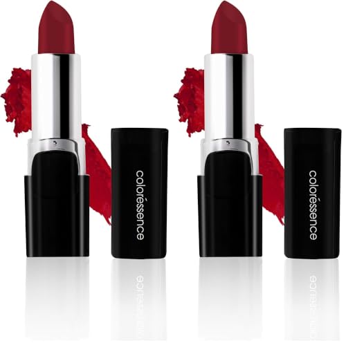 Image of Coloressence Moisturizing Lip Color, Opaque Finish - Burning Desire, 4g (Pack of 2)