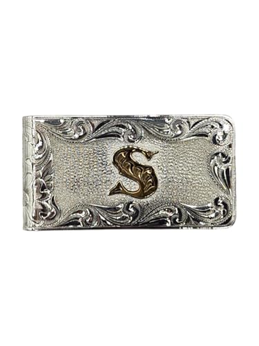 Montana Silversmiths Money Clip Engraved Letter S - Accessories Other
